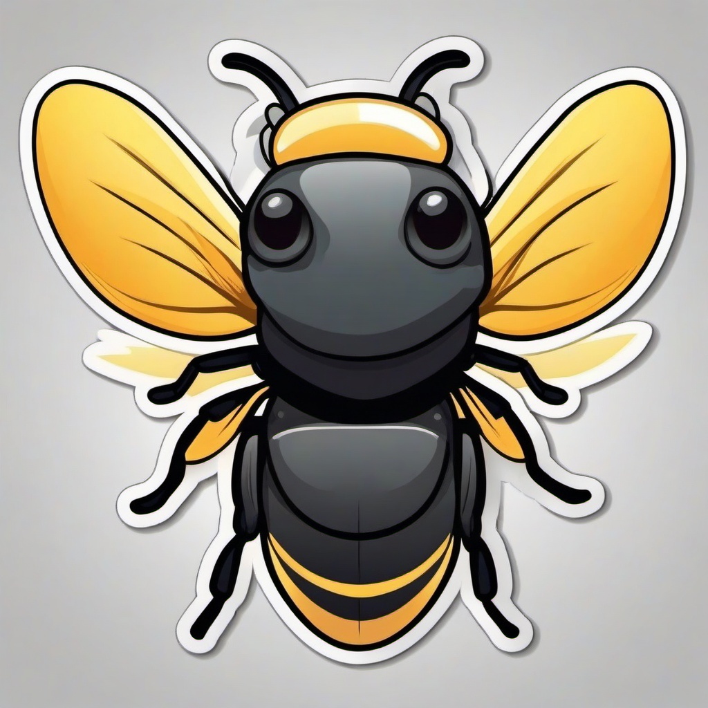 Fly cartoon - tiny, buzzing nuisance  cartoon sticker style