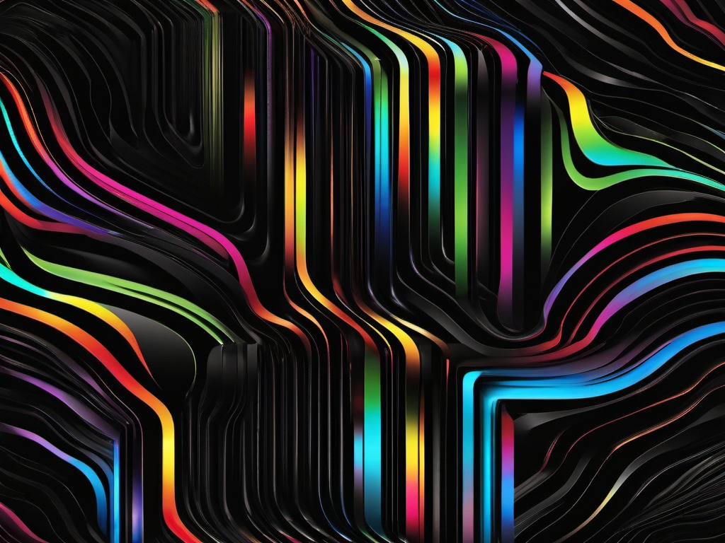 Black And Rainbow Wallpaper  ,desktop background wallpaper