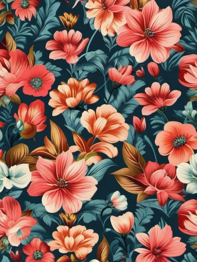 Flower Background Wallpaper - wallpaper flower pattern  