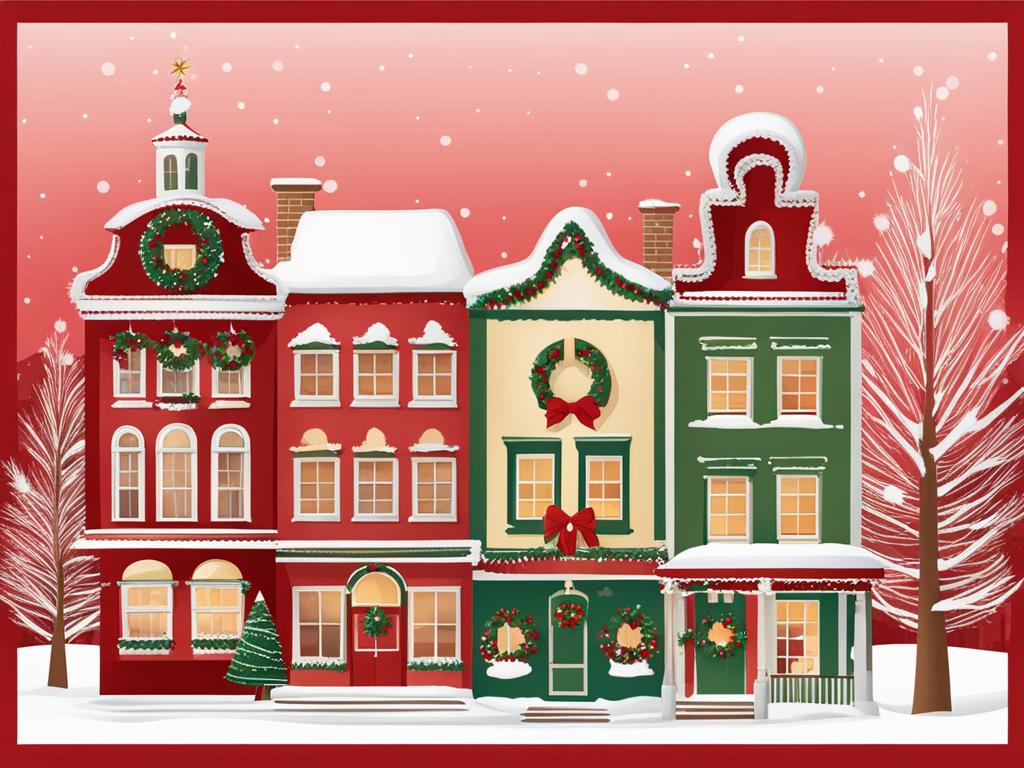 christmas clip art free,spreading holiday cheer in a quaint town 