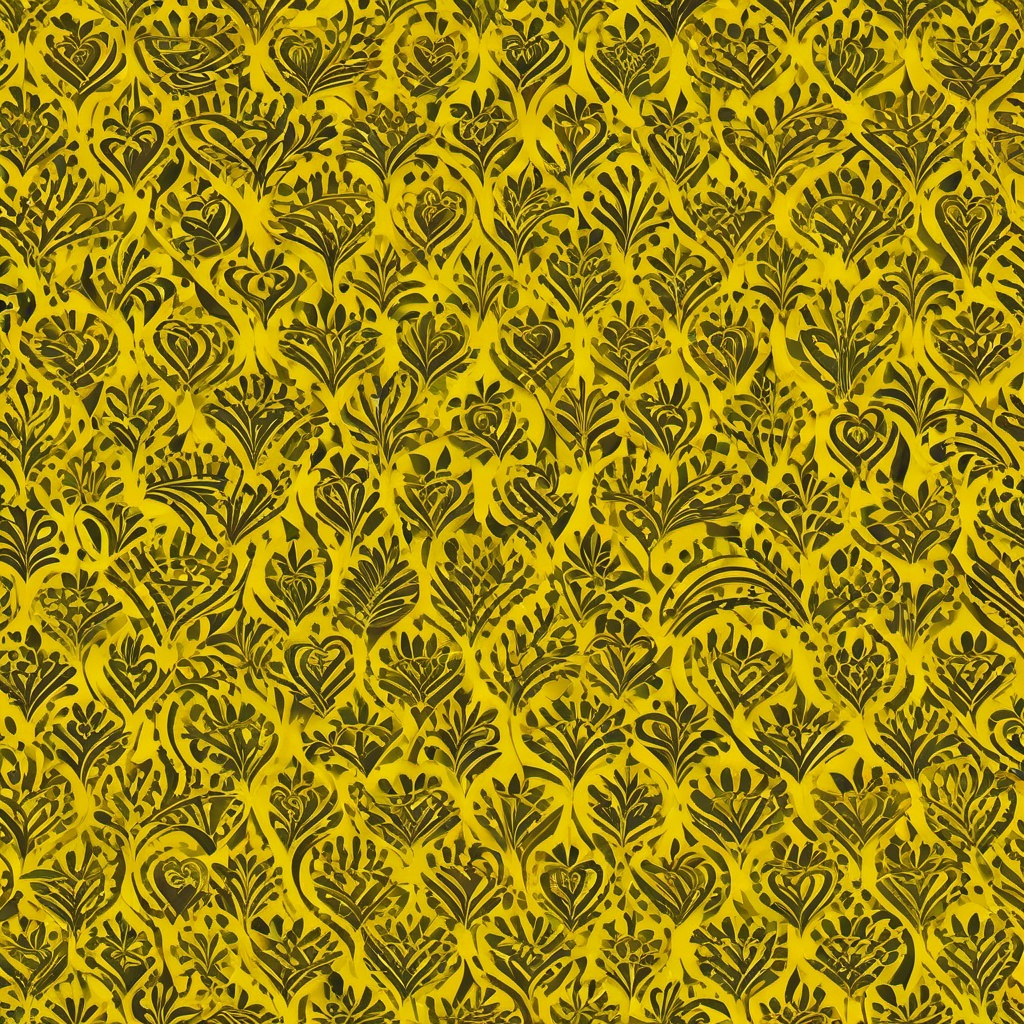 Yellow Background Wallpaper - yellow heart background  