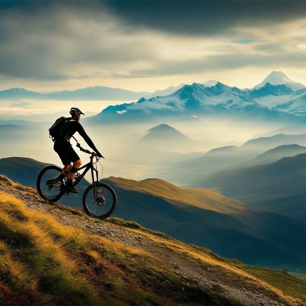 Mountain Background Wallpaper - mountain biking background  