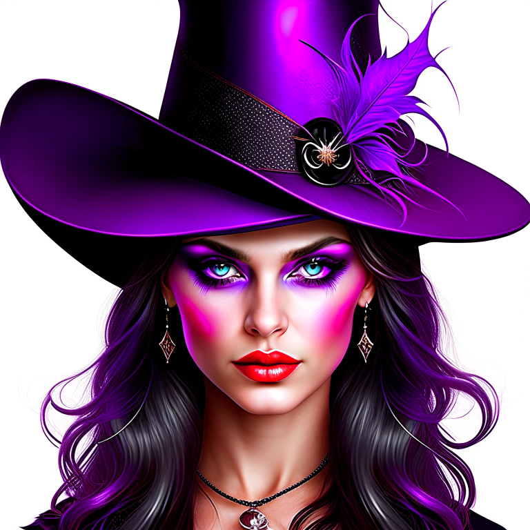 witch clipart - morgana, a mysterious and powerful sorceress. 