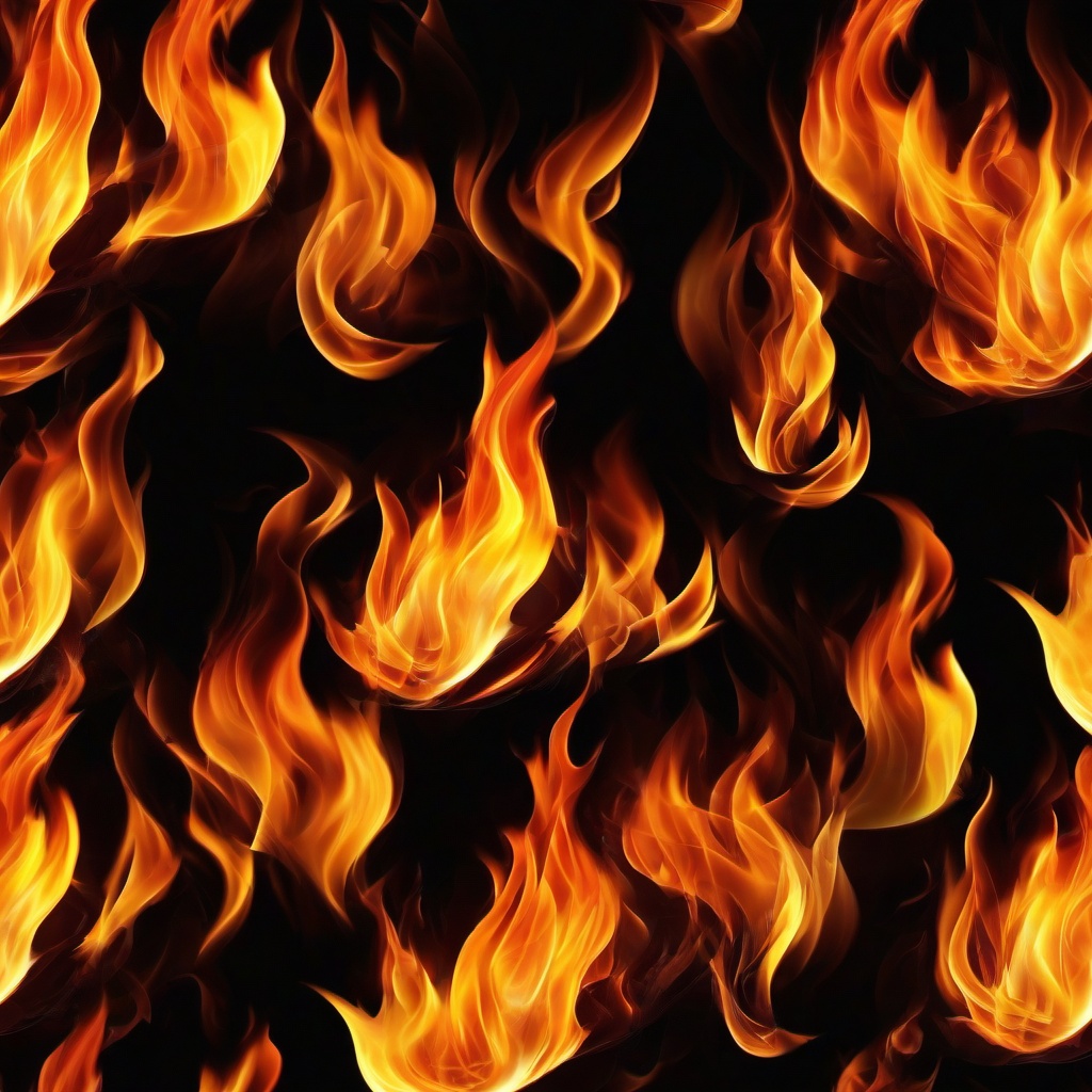 Fire Wallpaper - Blazing inferno with a glowing heatwave  background wallpaper