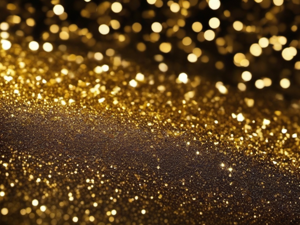 High Resolution Gold Glitter Background  