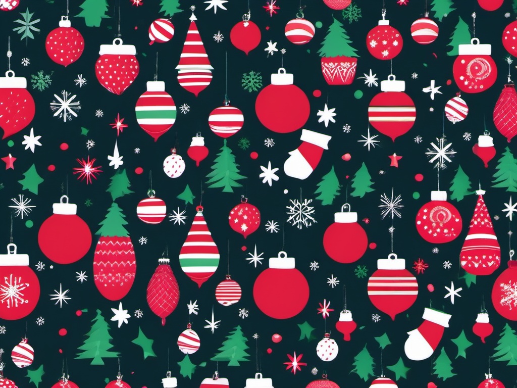 Preppy Christmas Background  