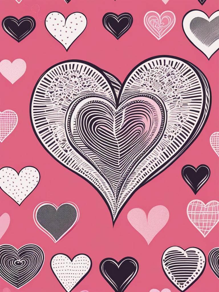 heart clip art - heart-shaped illustration symbolizing love and affection. 