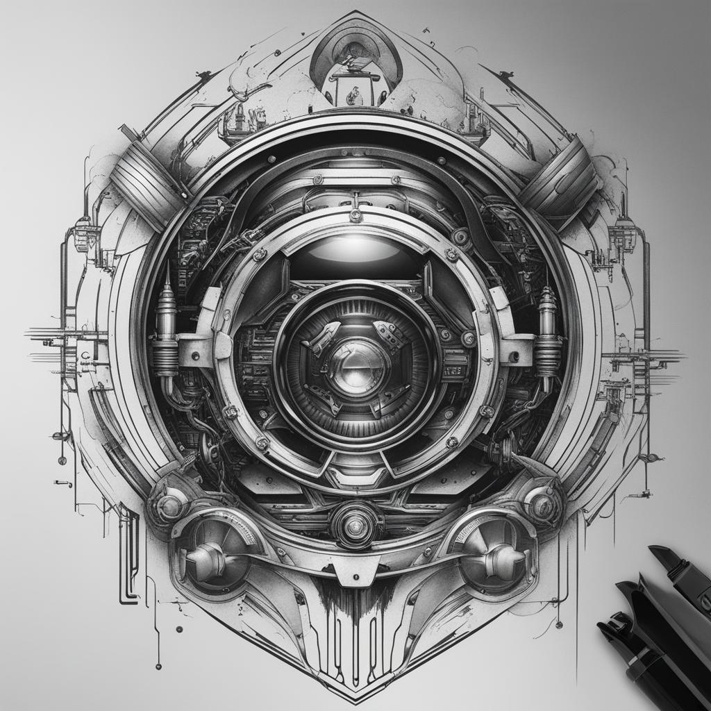 sci-fi cybernetics - incorporate cybernetic and futuristic elements into your tattoo design. 