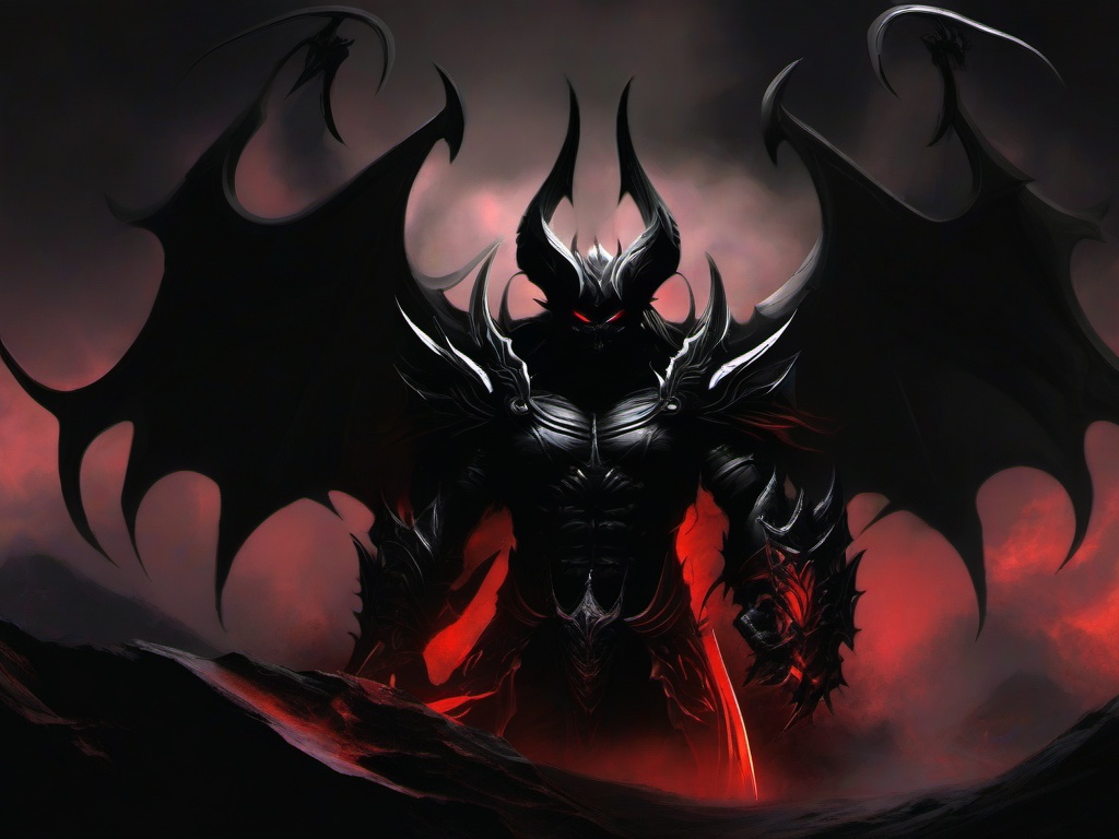 Black Demon Wallpaper  ,desktop background wallpaper