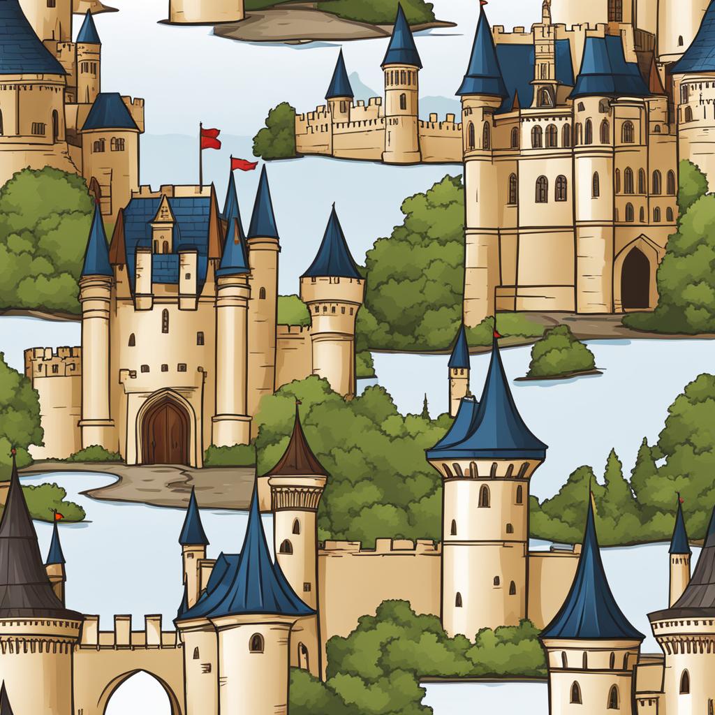 castle clipart - a grand, majestic castle. 