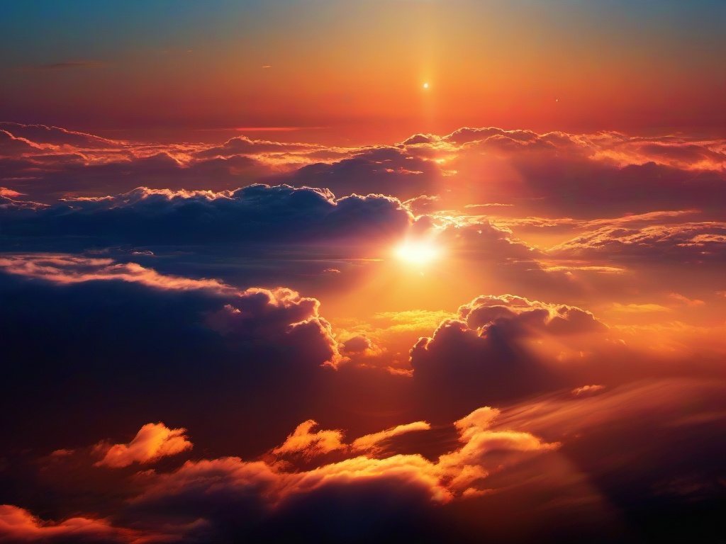 Sky Sunrise Background  ,desktop background wallpaper