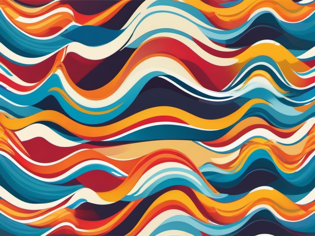 Wave clipart - wave patterns in a design  