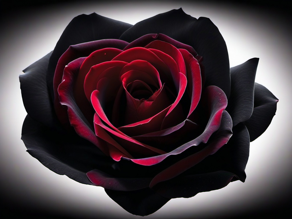 Red Rose Black Background-Mysterious black with a single vibrant red rose in the center for a classic look  background wallpaper