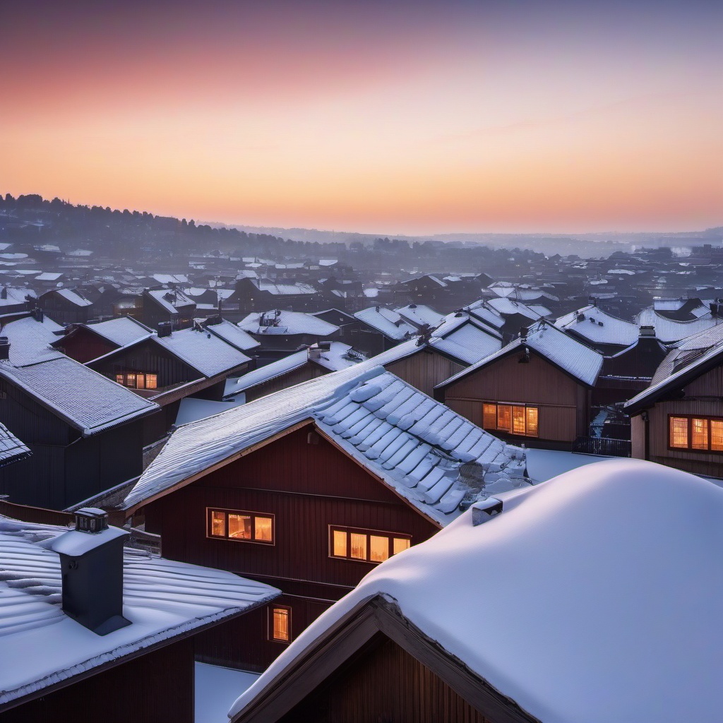 Snowy Rooftops at Dawn  background picture, close shot professional product  photography, natural lighting, canon lens, shot on dslr 64 megapixels sharp focus