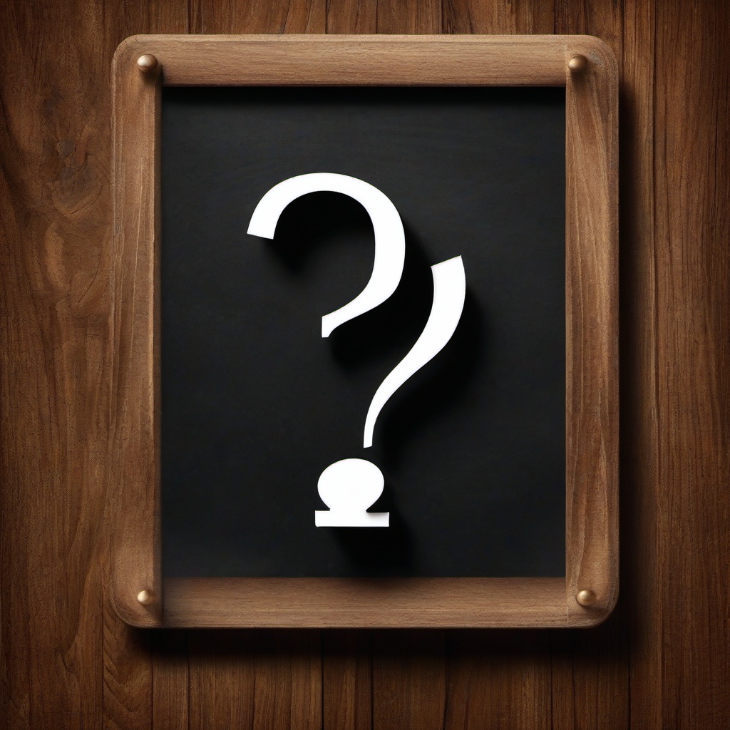 Question Mark clipart - question mark on a chalkboard  