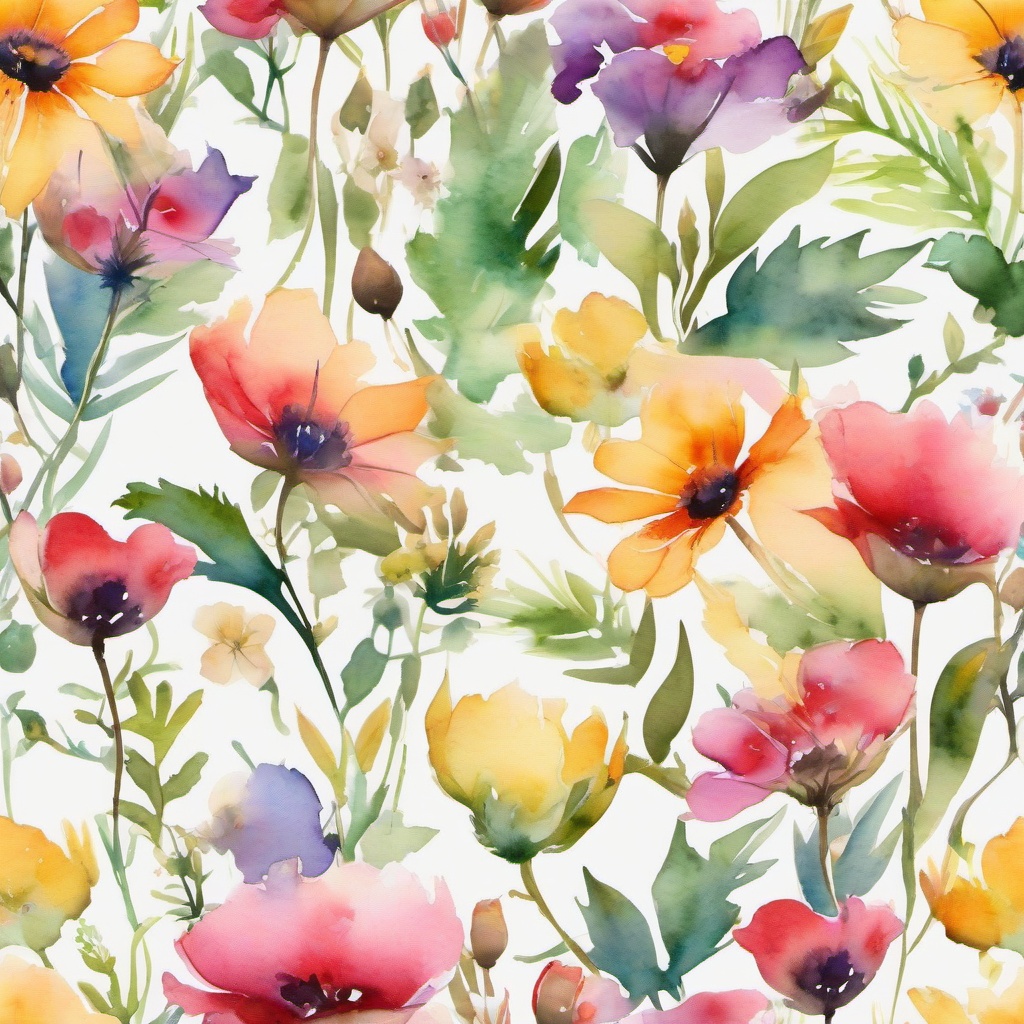 Watercolor Background Wallpaper - watercolor wildflower background  