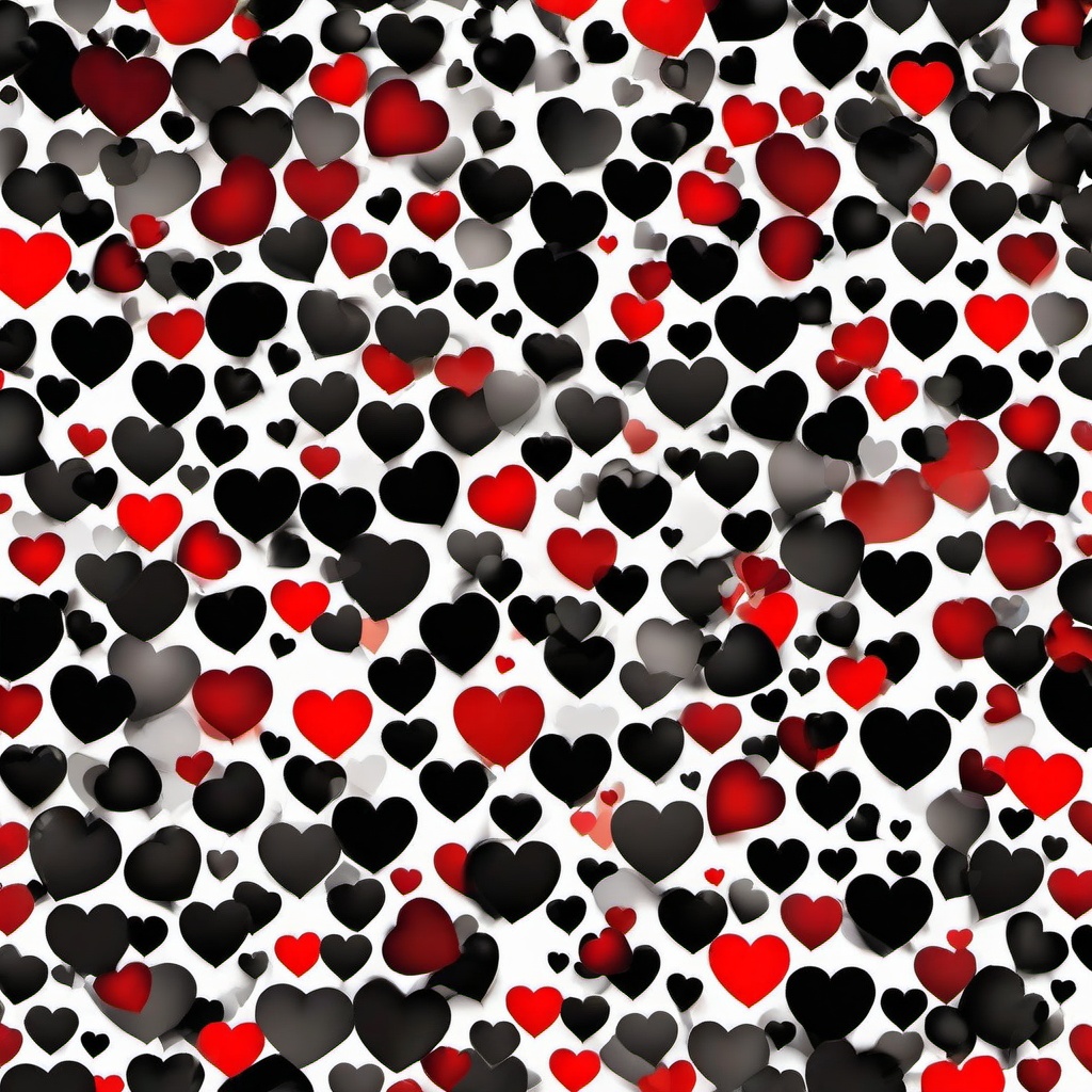 Heart Background Wallpaper - black wallpaper with red heart  