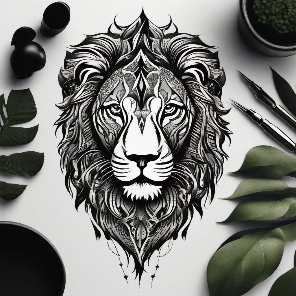 tattoo ideas for a leo  simple vector color tattoo