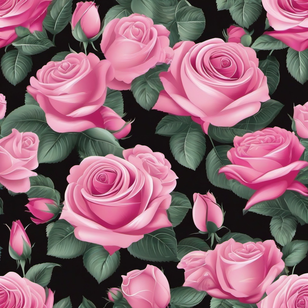 pink rose wall paper  