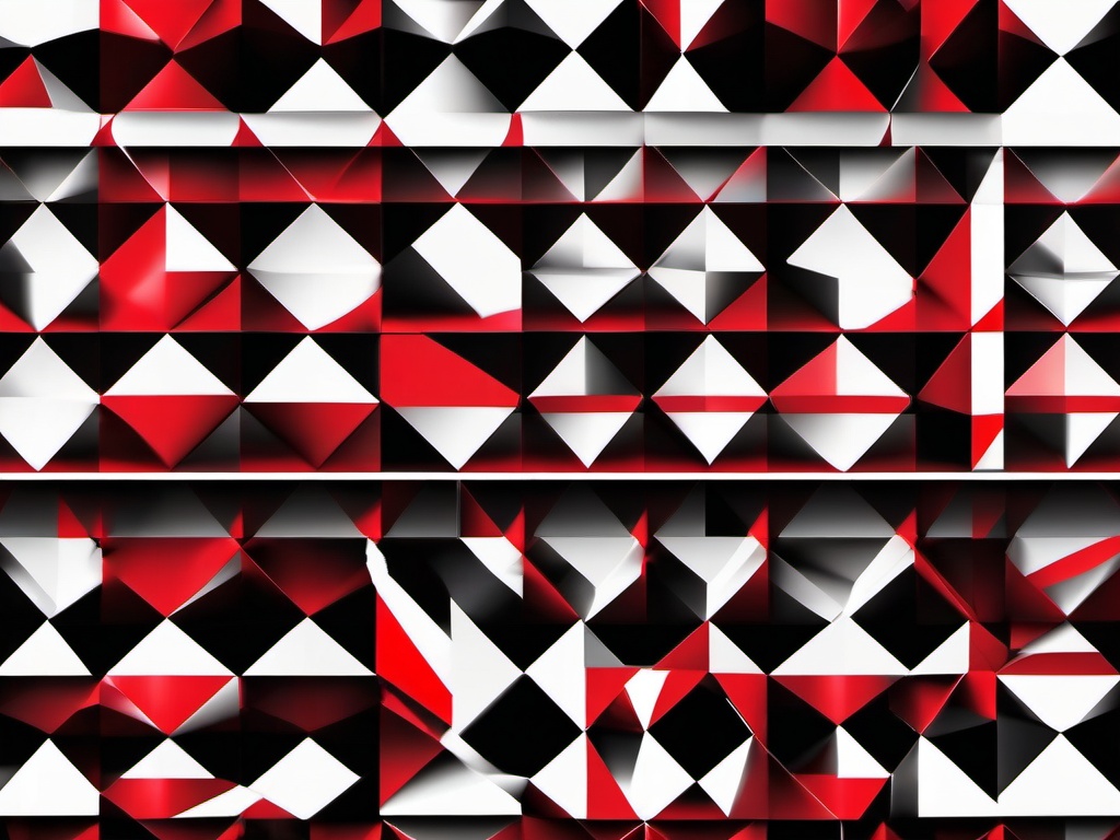 Red White And Black Background-Bold red, white, and black geometric design for a modern look  background wallpaper