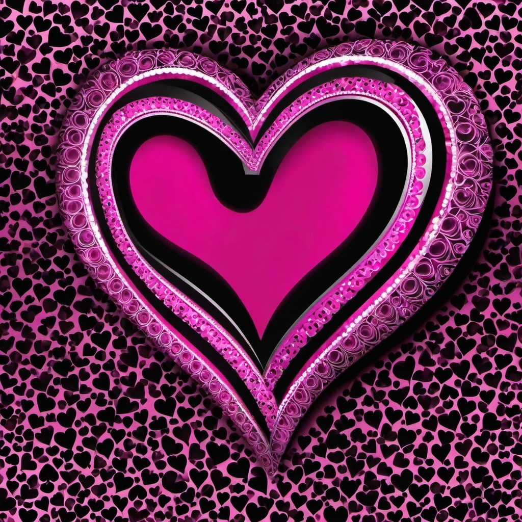 Heart Background Wallpaper - pink black heart wallpaper  