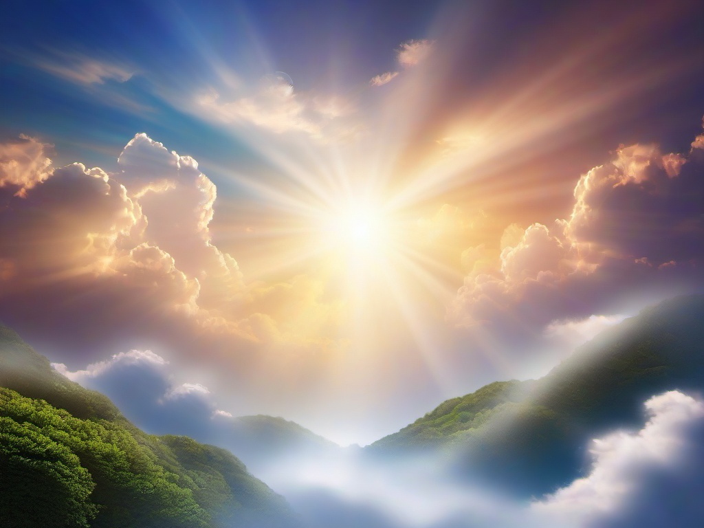 Heaven Light Background  