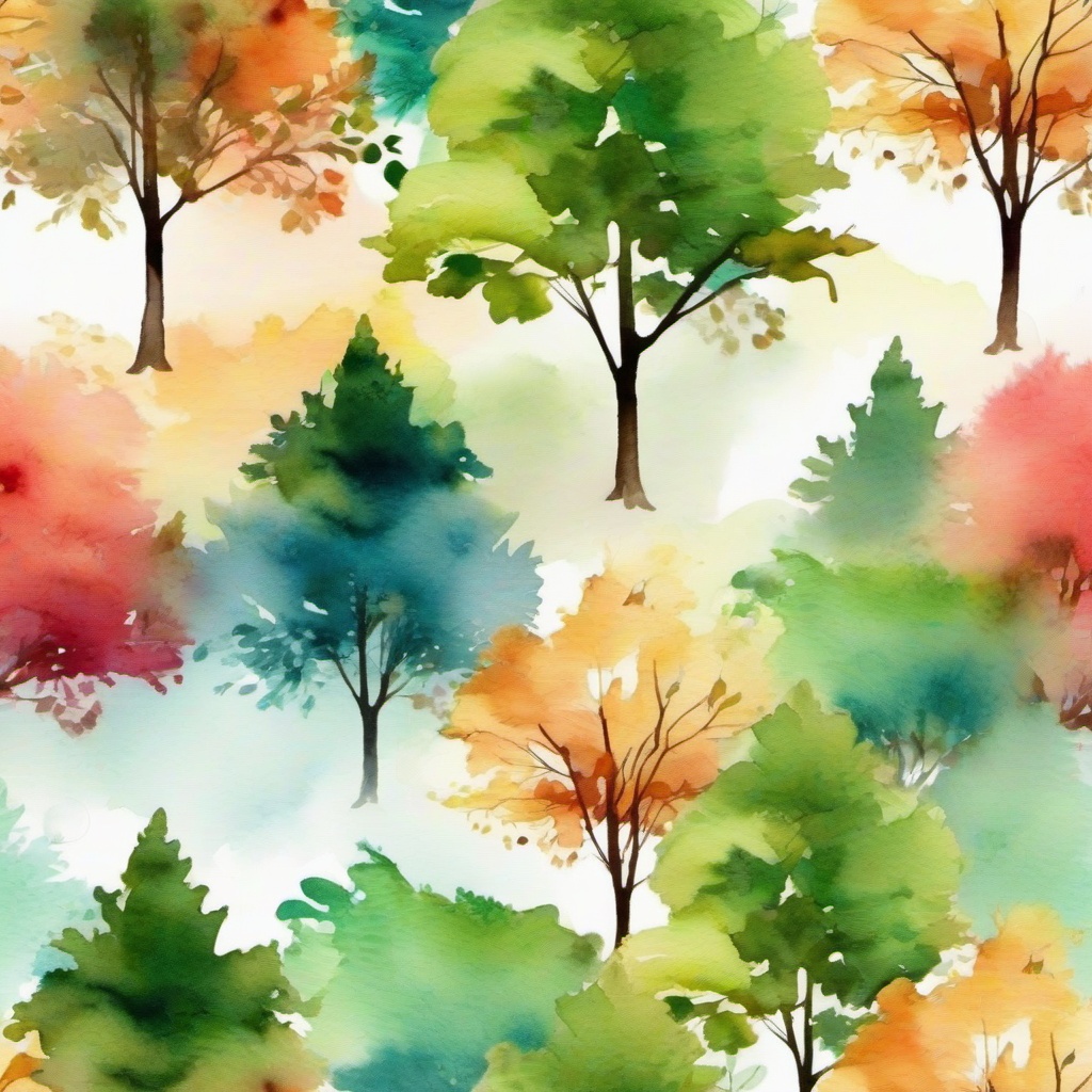 Watercolor Background Wallpaper - watercolor tree background  