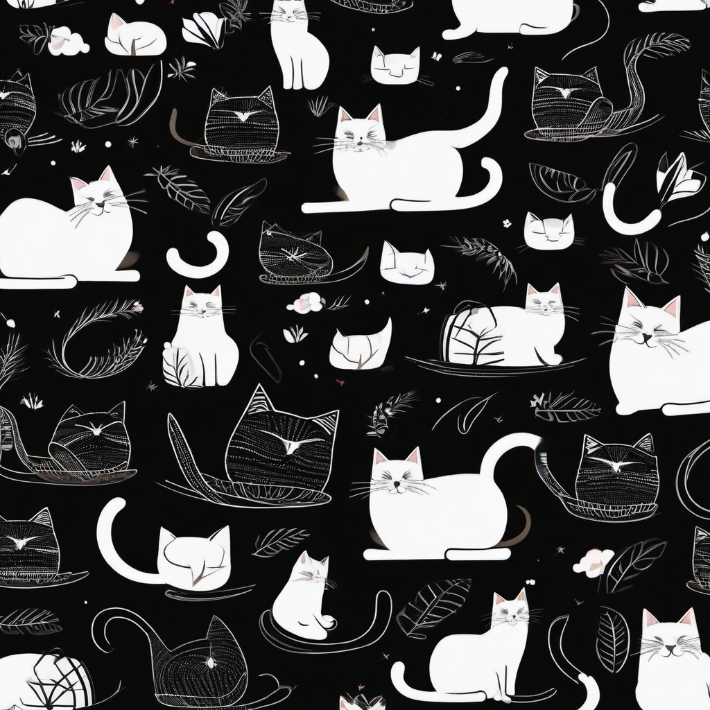 Cat Background Wallpaper - wallpaper cat black  