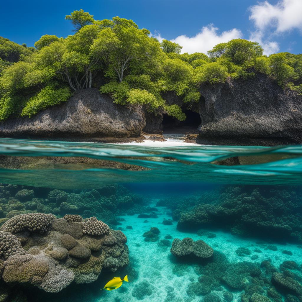 comoros - snorkels in crystal-clear waters alongside vibrant coral reefs. 