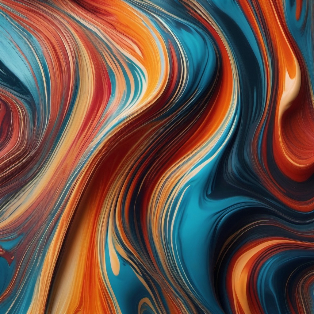 Surreal abstract paint swirls top view, product photoshoot realistic background, hyper detail, high resolution