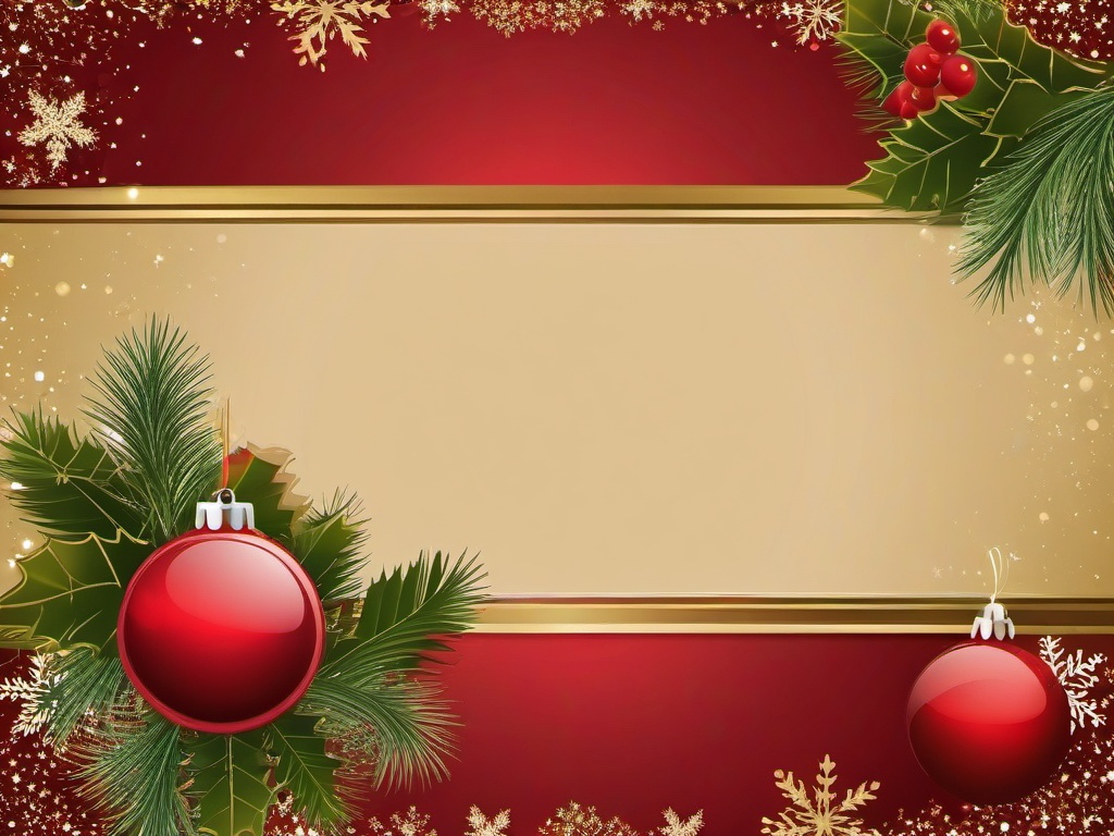 Christmas Background Border  