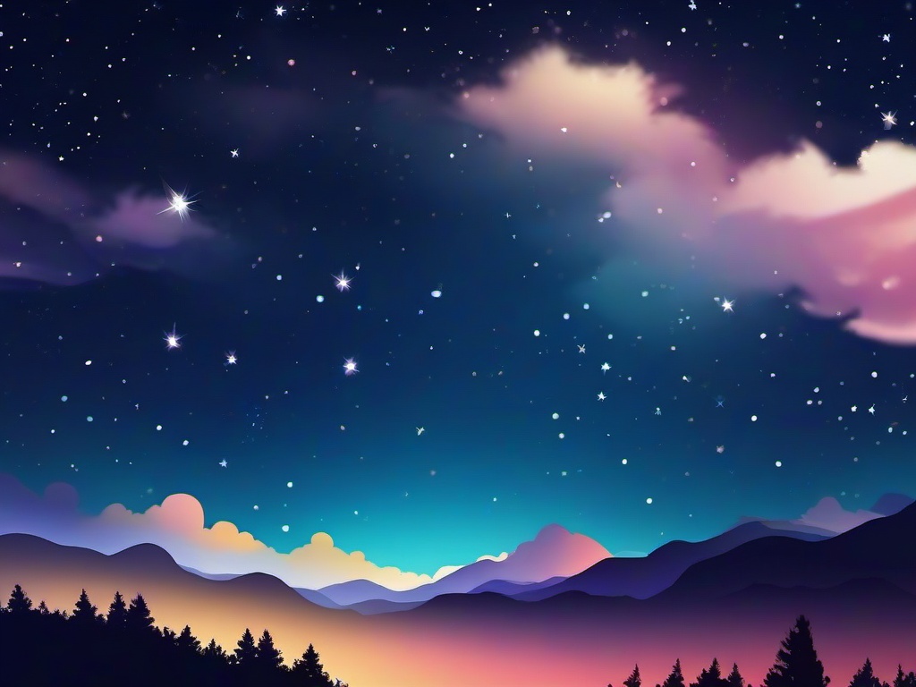 Starry Sky Phone Wallpaper  ,desktop background wallpaper