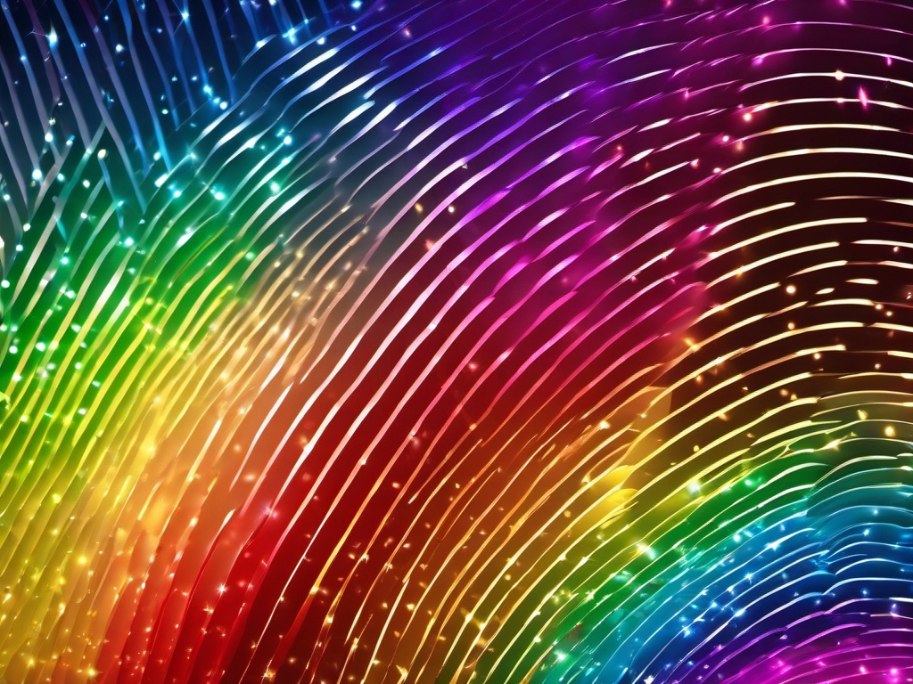 Sparkle Rainbow Background  