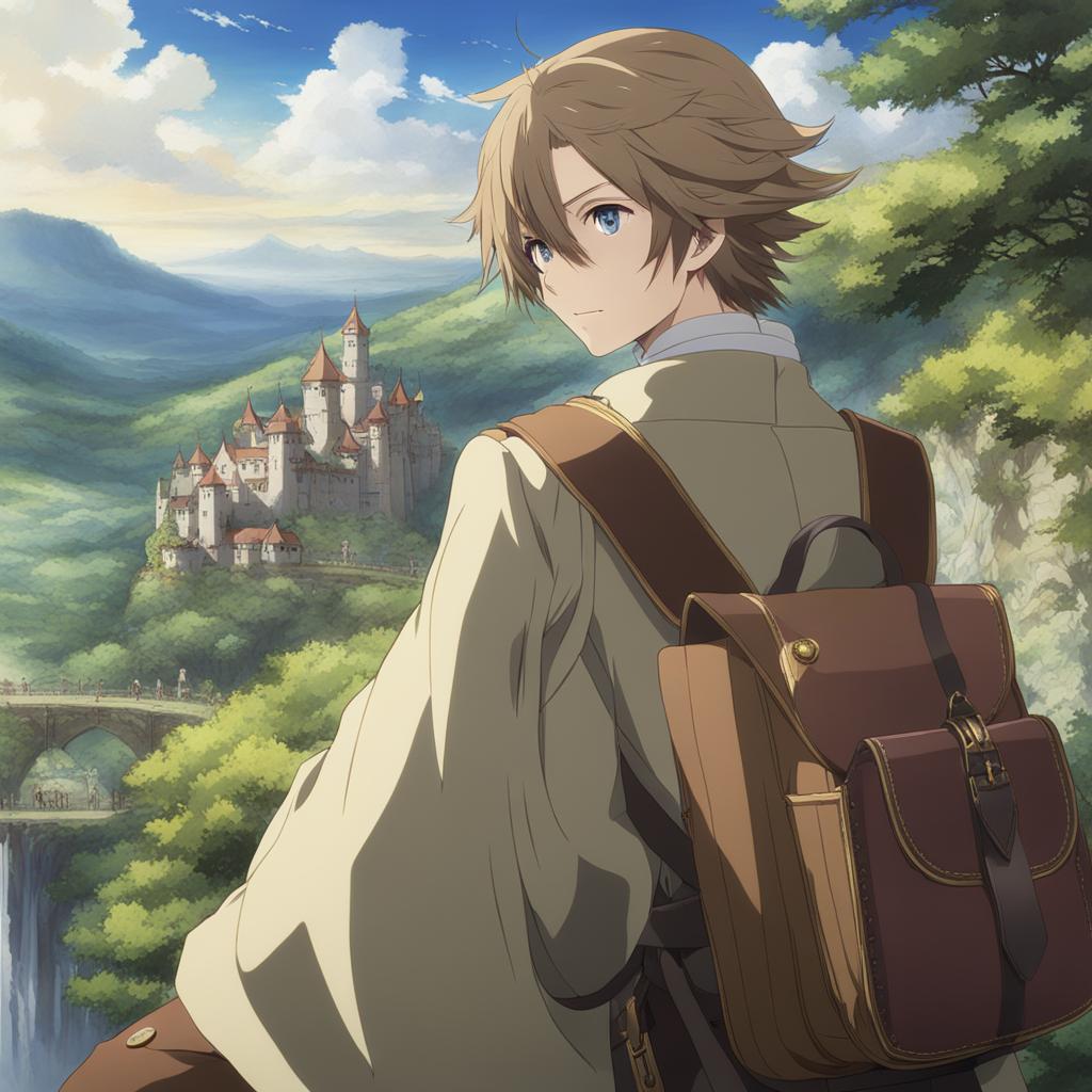 mushoku tensei embarks on a grand adventure in a fantasy world. 