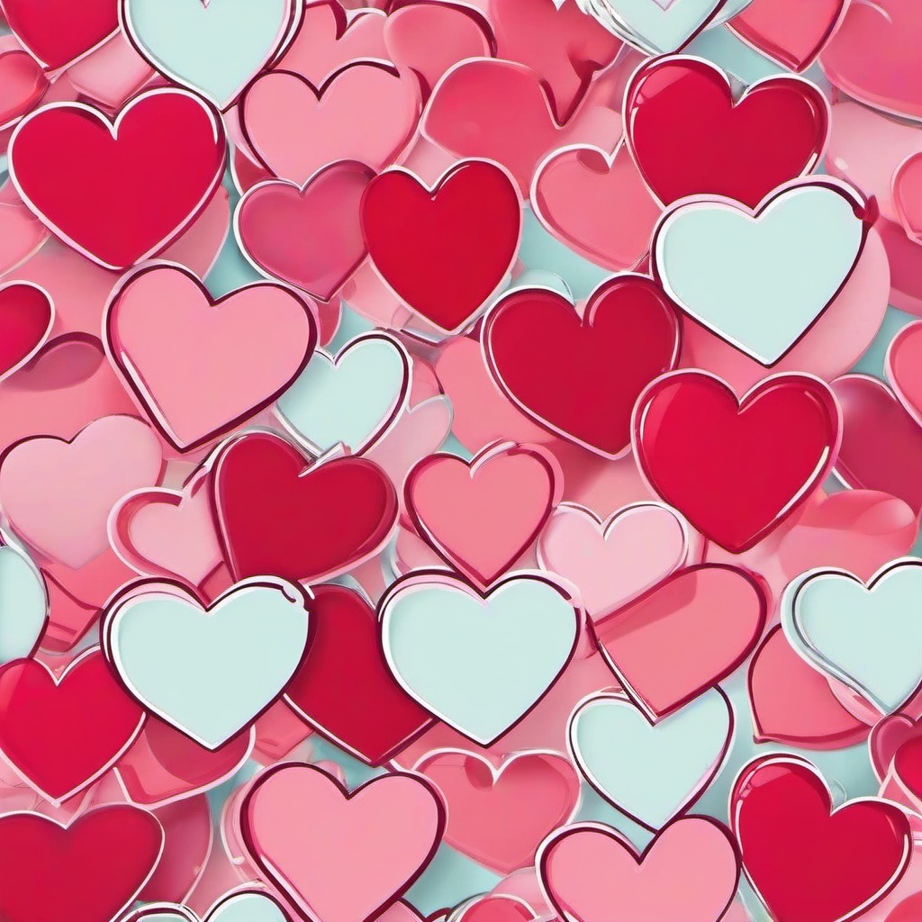 Heart Background Wallpaper - love heart aesthetic background  