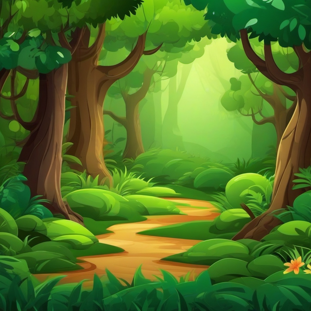 Forest Background Wallpaper - background cartoon forest  