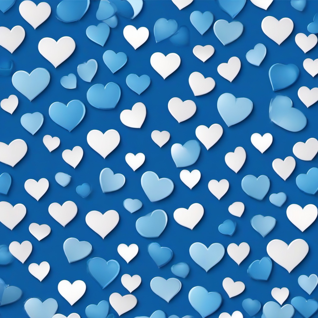 Heart Background Wallpaper - blue and white heart background  