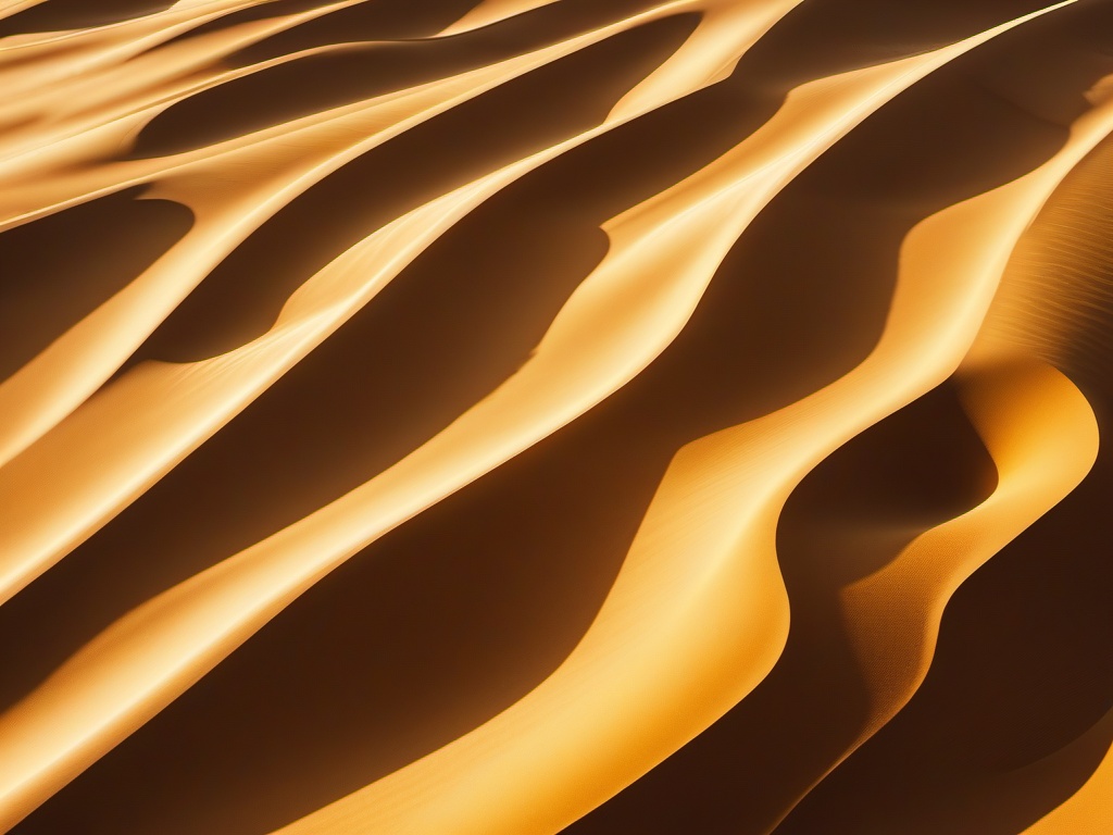 Golden sand dunes top view, photo realistic background, hyper detail, high resolution