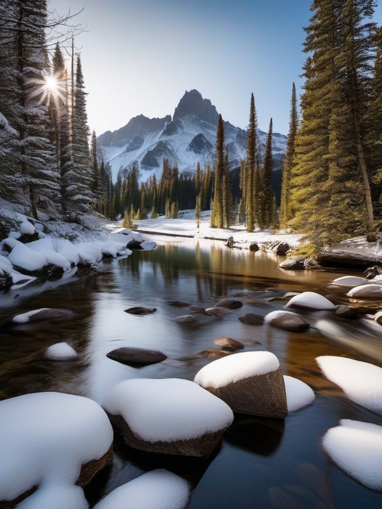 Snowy Backcountry Adventure  background picture, close shot professional product  photography, natural lighting, canon lens, shot on dslr 64 megapixels sharp focus