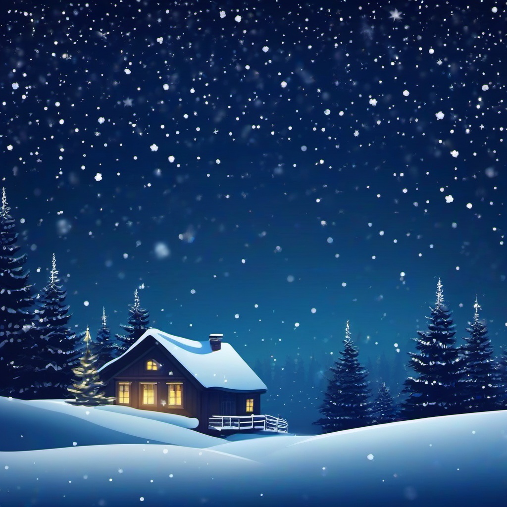 Snow Background Wallpaper - snowy starry night background  