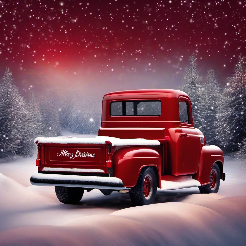 Christmas Background Wallpaper - christmas red truck wallpaper  