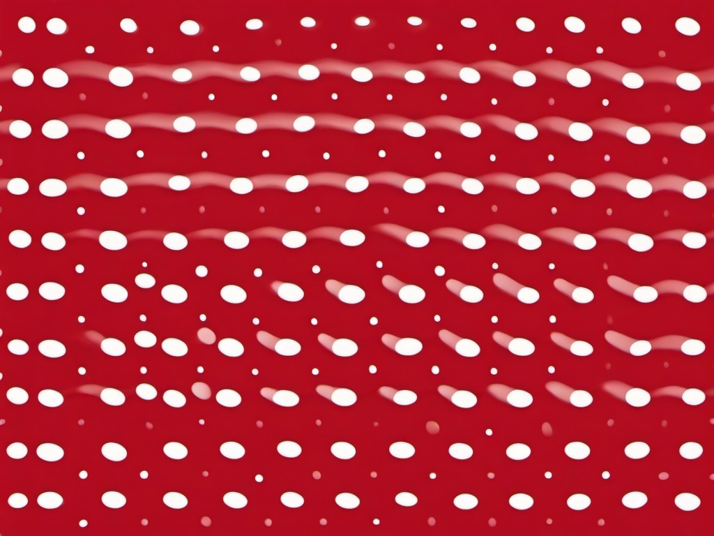 Background Red And White-Bright red with white polka dots for a playful, retro feel  background wallpaper