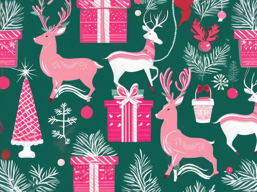 Preppy Christmas Wallpaper  