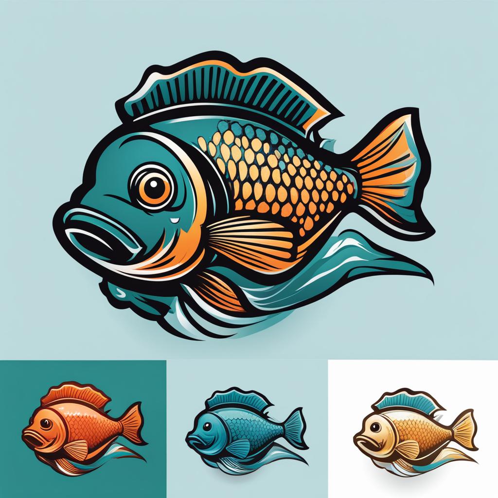 logo para un negocio de pescados