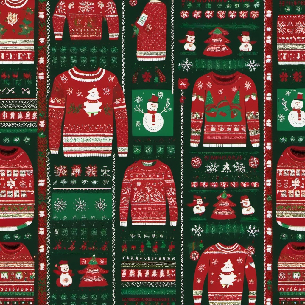 Christmas Background Wallpaper - ugly sweater zoom background  