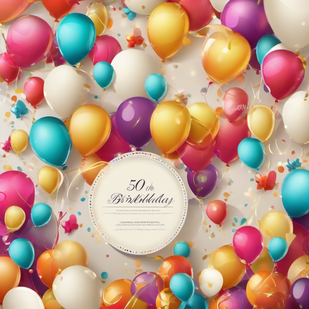 Birthday Background Wallpaper - 50th birthday invitation card background  