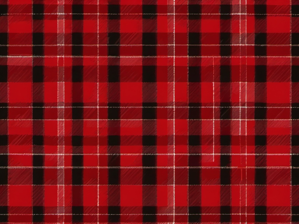 Buffalo Plaid Christmas Background  