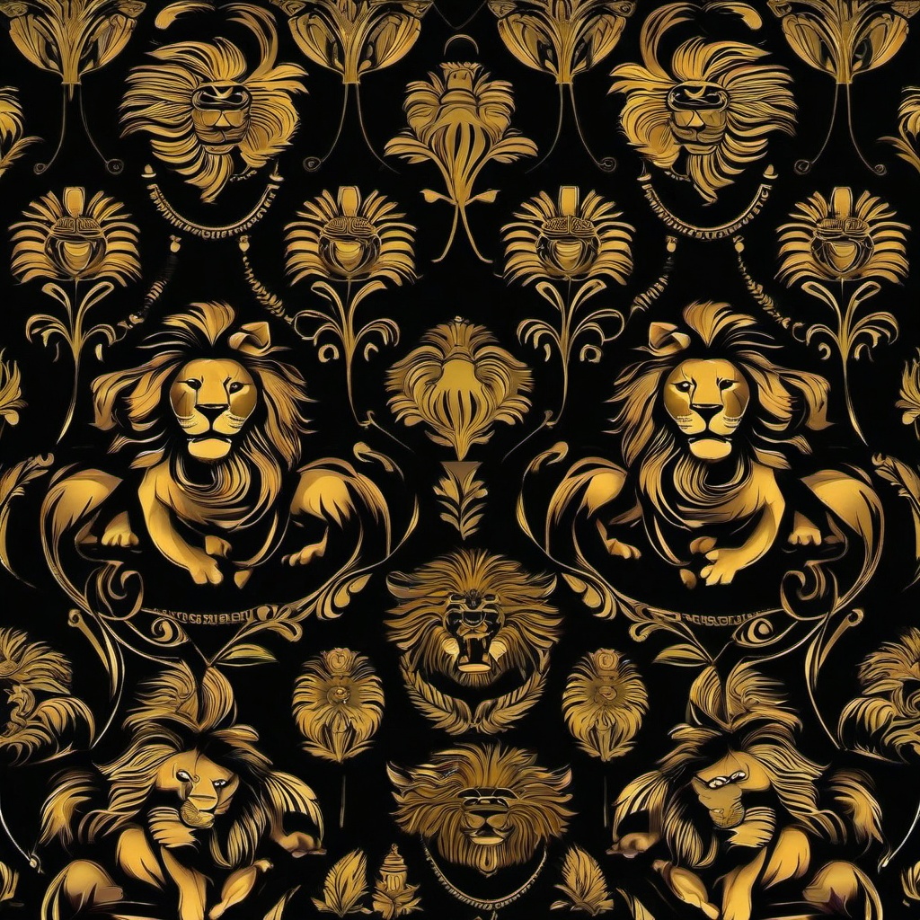 Lion Background Wallpaper - lion black wallpaper  