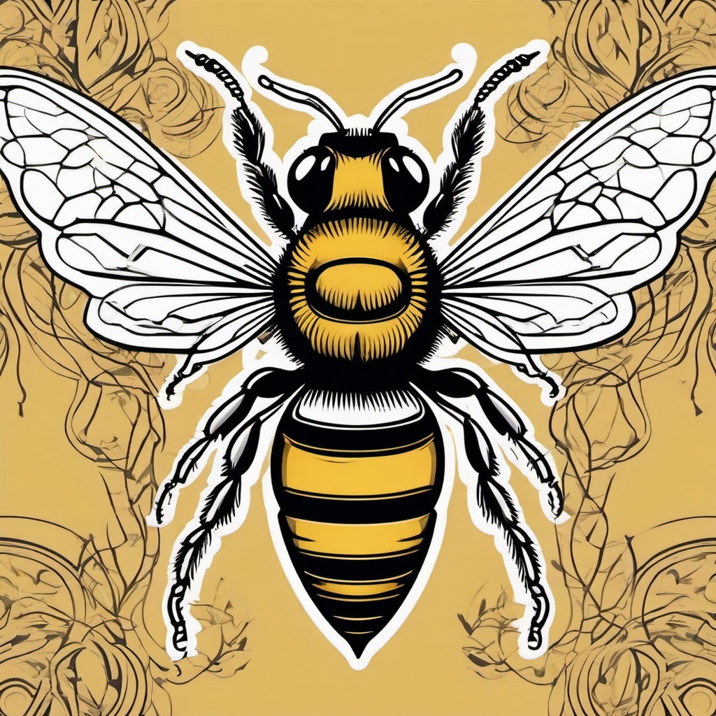 bee tattoo simple  vector tattoo design