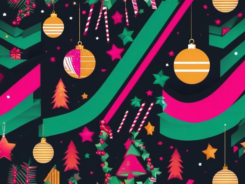 80S Christmas Background  